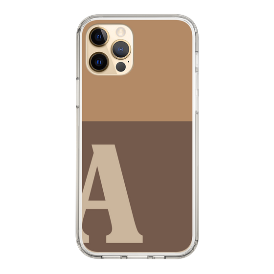 Slim Protection Case［ Original - initial two tone - A brown ］