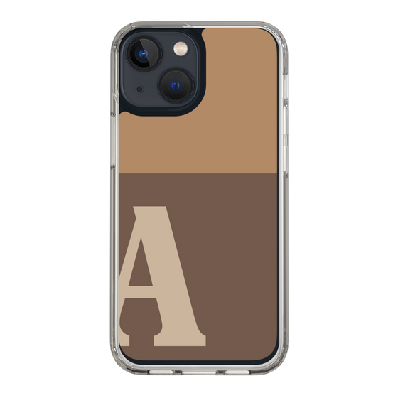 Slim Protection Case［ Original - initial two tone - A brown ］