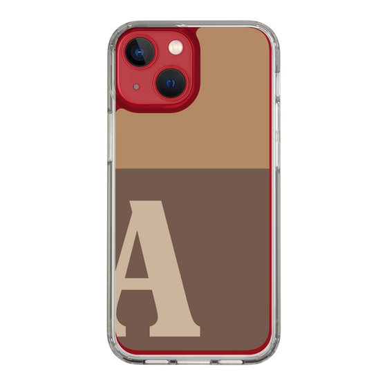 Slim Protection Case［ Original - initial two tone - A brown ］