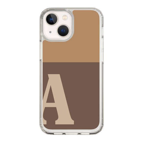 Slim Protection Case［ Original - initial two tone - A brown ］