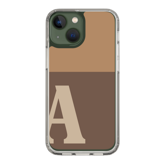 Slim Protection Case［ Original - initial two tone - A brown ］