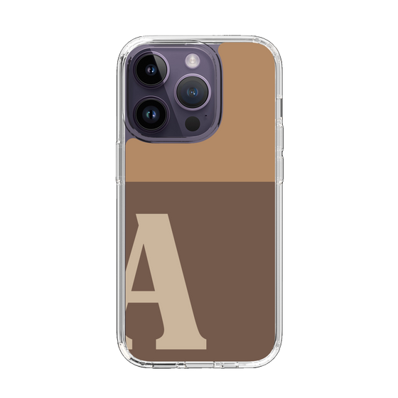Slim Protection Case［ Original - initial two tone - A brown ］