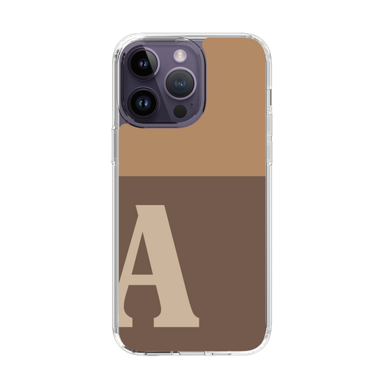 Slim Protection Case［ Original - initial two tone - A brown ］