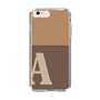 Slim Protection Case［ Original - initial two tone - A brown ］