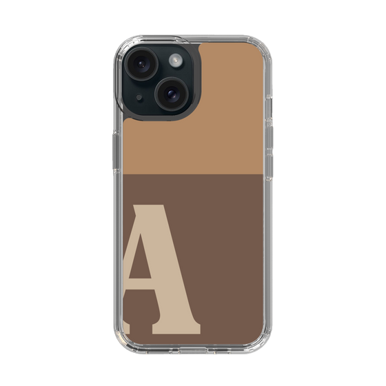 Slim Protection Case［ Original - initial two tone - A brown ］
