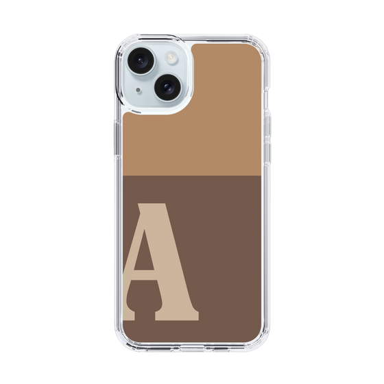 Slim Protection Case［ Original - initial two tone - A brown ］