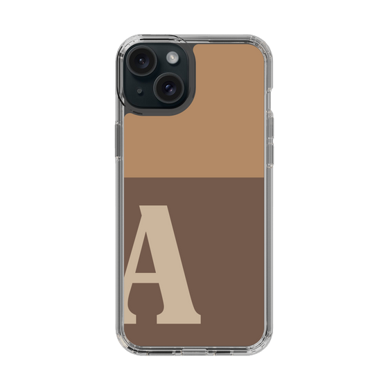Slim Protection Case［ Original - initial two tone - A brown ］