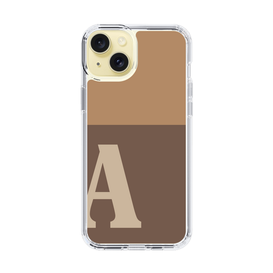 Slim Protection Case［ Original - initial two tone - A brown ］