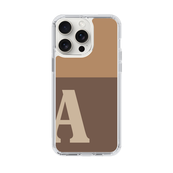 Slim Protection Case［ Original - initial two tone - A brown ］
