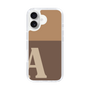 Slim Protection Case［ オリジナル - initial two tone - A brown ］