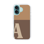 Slim Protection Case［ オリジナル - initial two tone - A brown ］