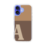 Slim Protection Case［ オリジナル - initial two tone - A brown ］