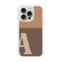 Slim Protection Case［ オリジナル - initial two tone - A brown ］