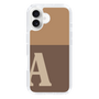 Slim Protection Case［ オリジナル - initial two tone - A brown ］