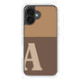 Slim Protection Case［ オリジナル - initial two tone - A brown ］