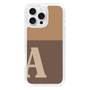 Slim Protection Case［ オリジナル - initial two tone - A brown ］
