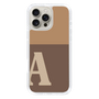 Slim Protection Case［ オリジナル - initial two tone - A brown ］
