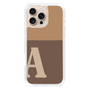 Slim Protection Case［ オリジナル - initial two tone - A brown ］