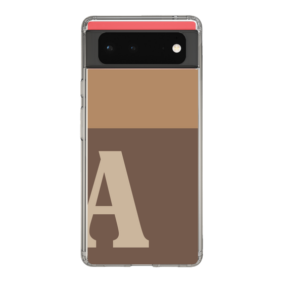 Slim Protection Case［ Original - initial two tone - A brown ］