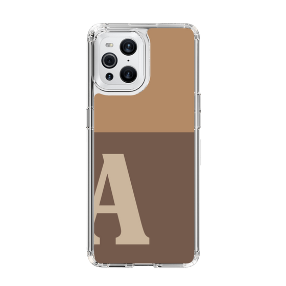 Slim Protection Case［ Original - initial two tone - A brown ］