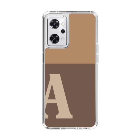 Slim Protection Case［ オリジナル - initial two tone - A brown ］