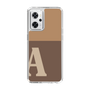 Slim Protection Case［ オリジナル - initial two tone - A brown ］
