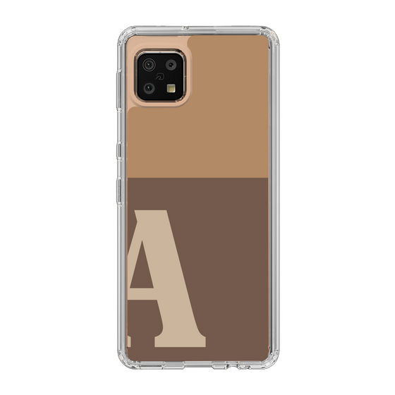 Slim Protection Case［ Original - initial two tone - A brown ］