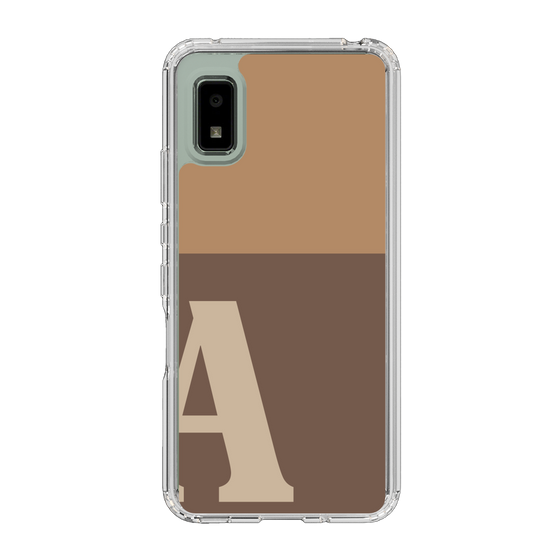 Slim Protection Case［ Original - initial two tone - A brown ］