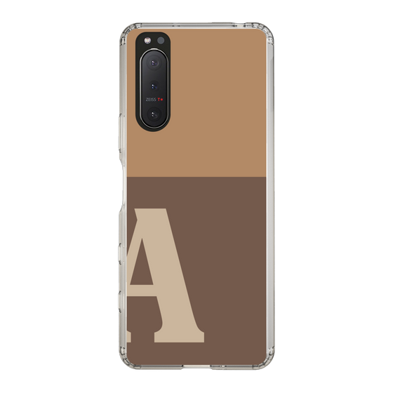 Slim Protection Case［ Original - initial two tone - A brown ］