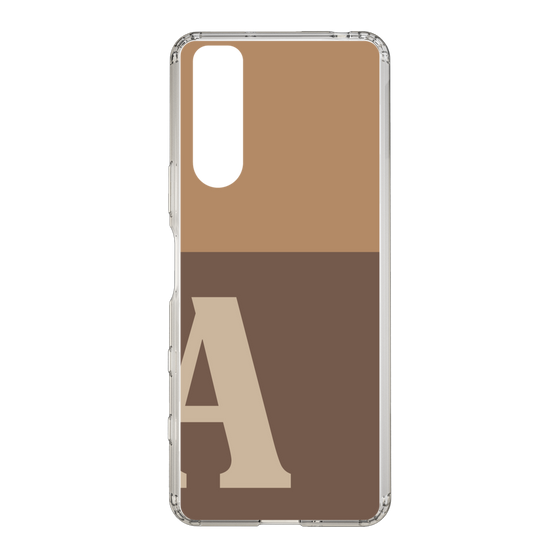 Slim Protection Case［ Original - initial two tone - A brown ］