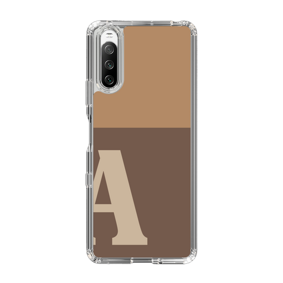 Slim Protection Case［ Original - initial two tone - A brown ］