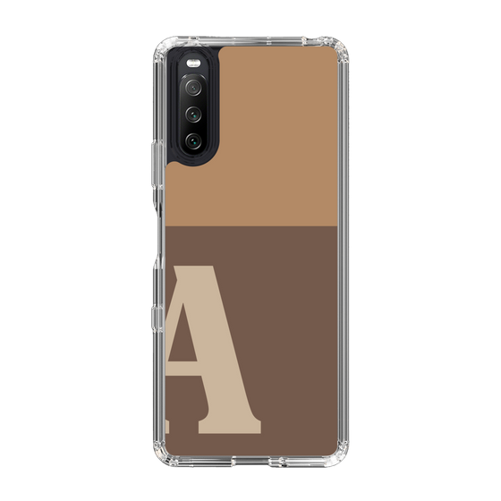 Slim Protection Case［ Original - initial two tone - A brown ］