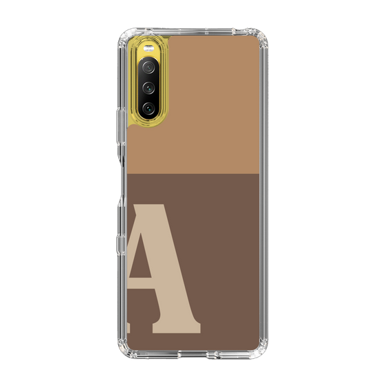 Slim Protection Case［ Original - initial two tone - A brown ］