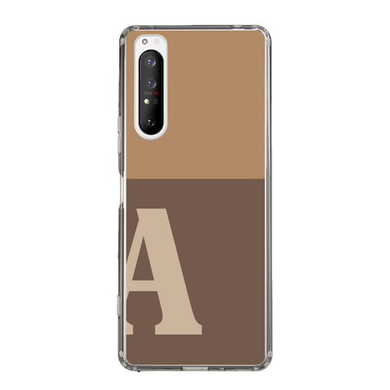 Slim Protection Case［ Original - initial two tone - A brown ］