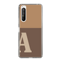Slim Protection Case［ Original - initial two tone - A brown ］
