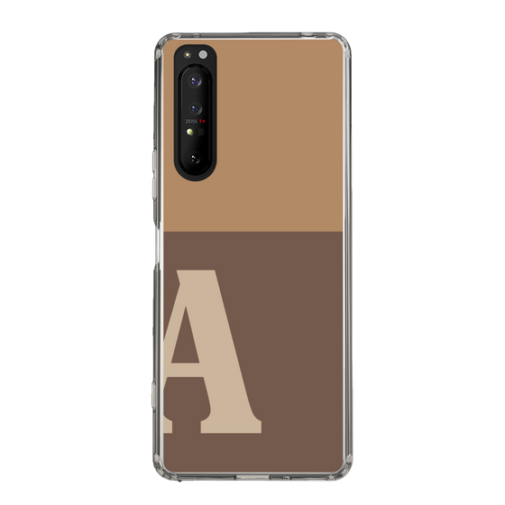 Slim Protection Case［ Original - initial two tone - A brown ］