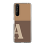 Slim Protection Case［ Original - initial two tone - A brown ］
