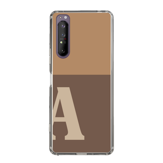 Slim Protection Case［ Original - initial two tone - A brown ］