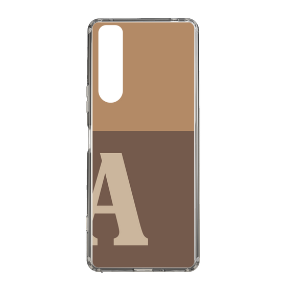 Slim Protection Case［ Original - initial two tone - A brown ］