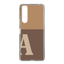 Slim Protection Case［ Original - initial two tone - A brown ］