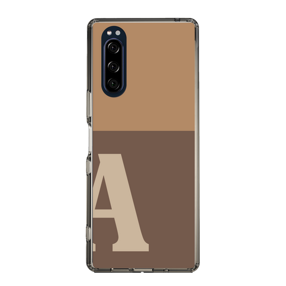 Slim Protection Case［ Original - initial two tone - A brown ］