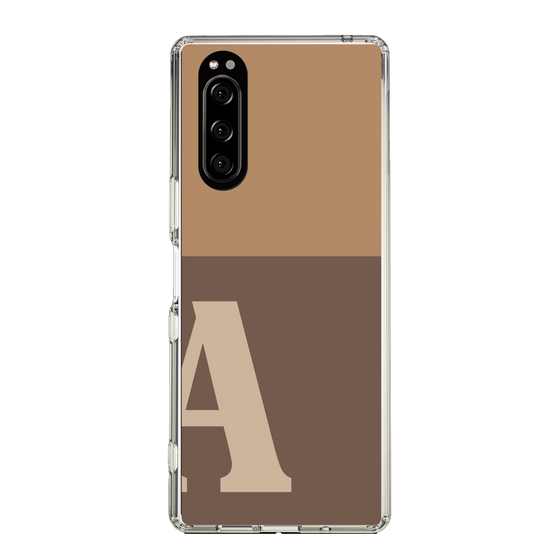 Slim Protection Case［ Original - initial two tone - A brown ］