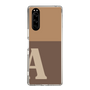 Slim Protection Case［ Original - initial two tone - A brown ］