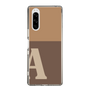Slim Protection Case［ Original - initial two tone - A brown ］