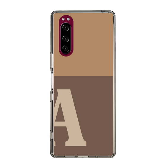 Slim Protection Case［ Original - initial two tone - A brown ］