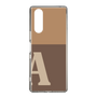Slim Protection Case［ Original - initial two tone - A brown ］