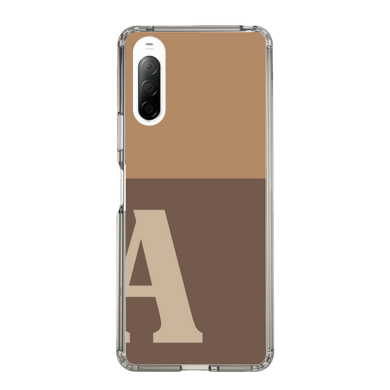Slim Protection Case［ Original - initial two tone - A brown ］