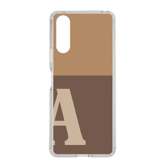 Slim Protection Case［ Original - initial two tone - A brown ］