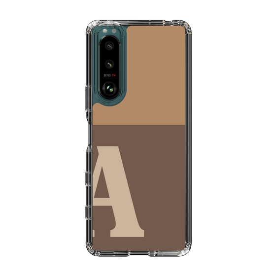 Slim Protection Case［ Original - initial two tone - A brown ］