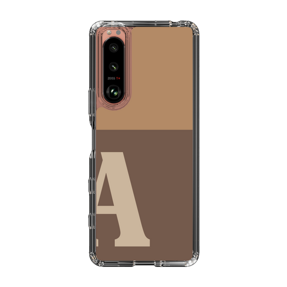 Slim Protection Case［ Original - initial two tone - A brown ］